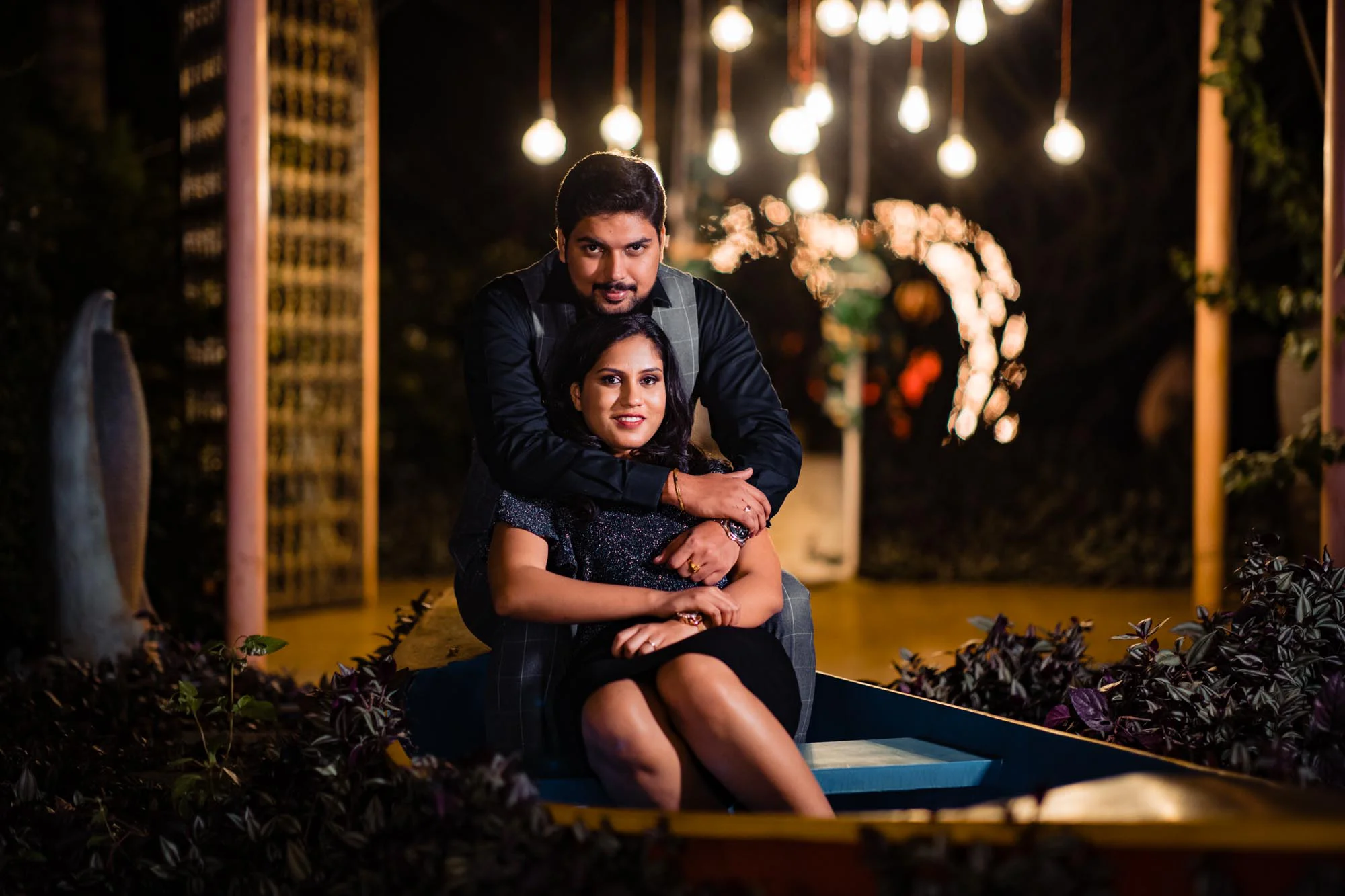 Creative couple portrait session